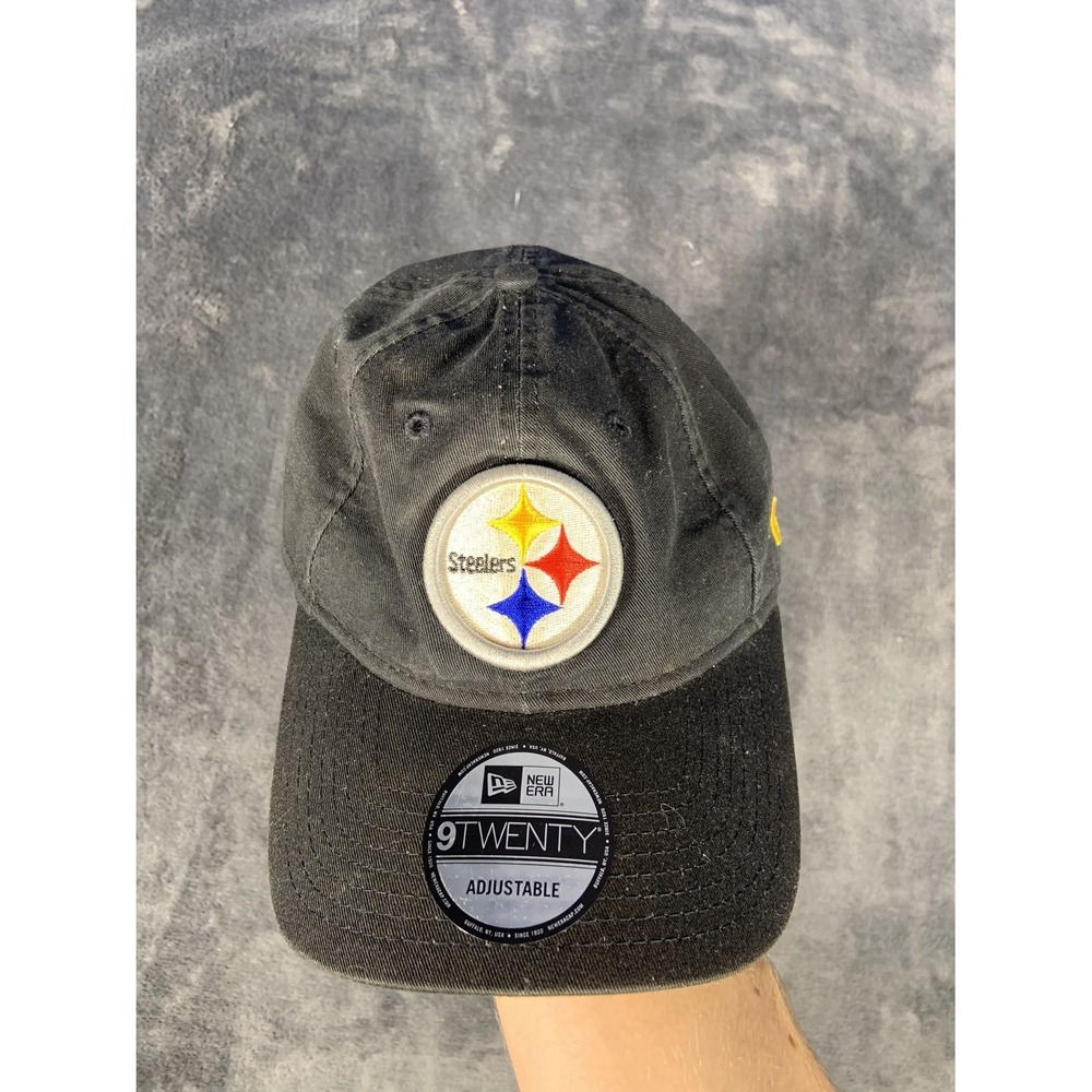 New Era Pittsburgh Steelers 9TWENTY Hat NFL Adjustable Strapback Black Dad Cap